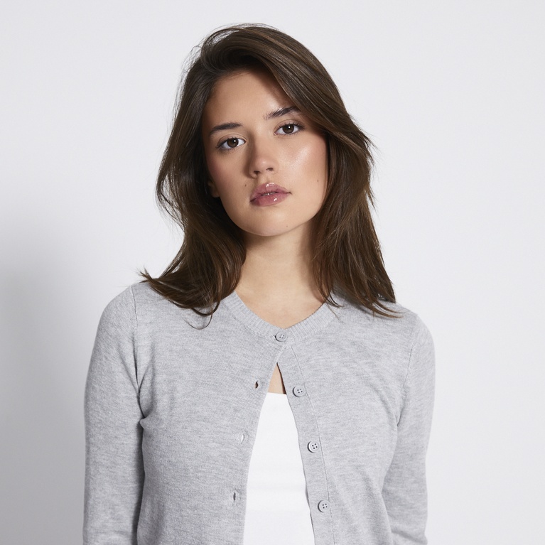 Fine-knit cardigan "Stine"